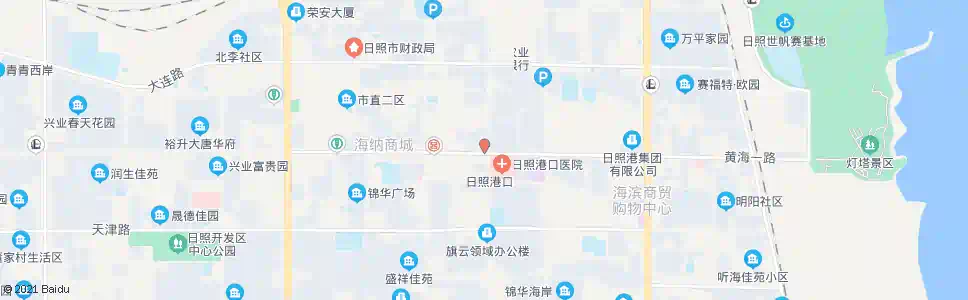 日照开发区农村信用社_公交站地图_日照公交_妙搜公交查询2025
