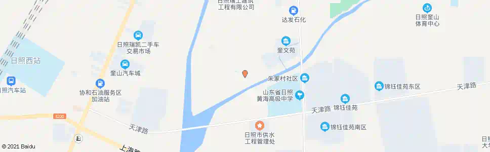 日照大岭二村_公交站地图_日照公交_妙搜公交查询2025