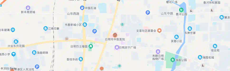 日照市中医院_公交站地图_日照公交_妙搜公交查询2025