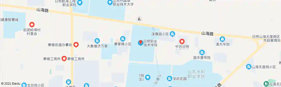 日照日照职业技术学院_公交站地图_日照公交_妙搜公交查询2025