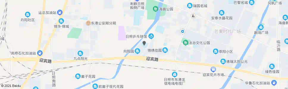 日照石臼第三小学_公交站地图_日照公交_妙搜公交查询2025