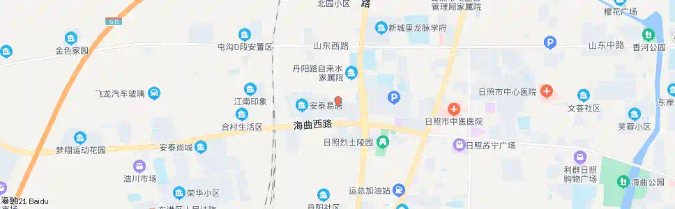 日照尧沟_公交站地图_日照公交_妙搜公交查询2025