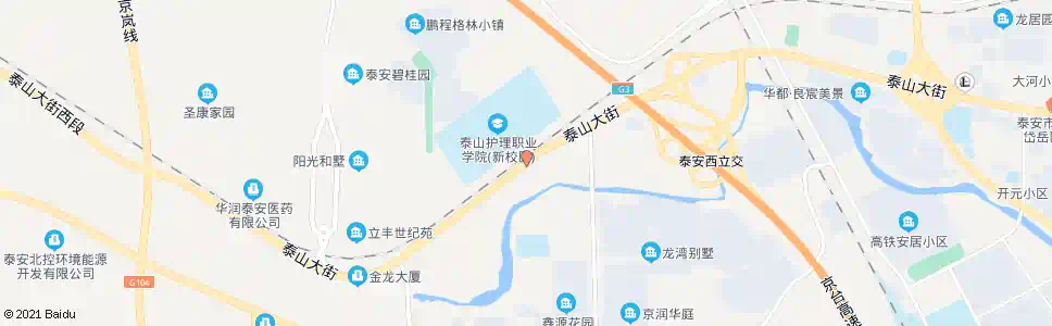 泰安卫校东站_公交站地图_泰安公交_妙搜公交查询2025
