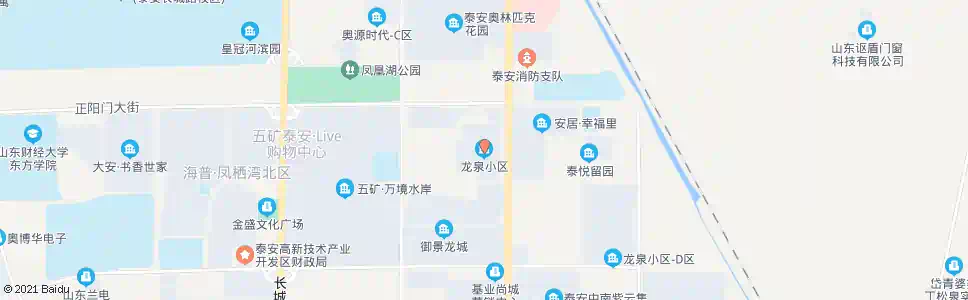泰安龙泉小区_公交站地图_泰安公交_妙搜公交查询2025
