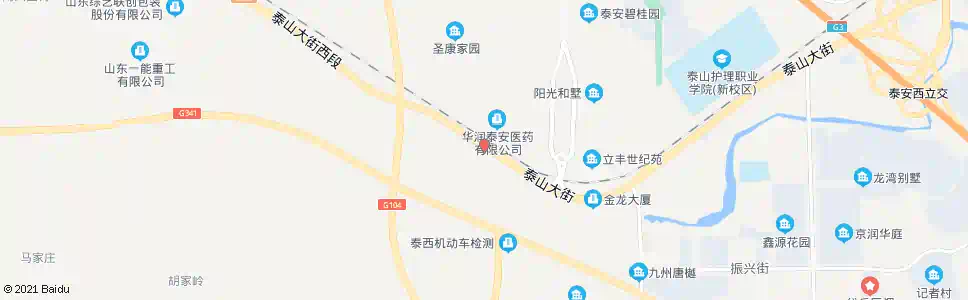 泰安茹豪商贸有限公司_公交站地图_泰安公交_妙搜公交查询2025
