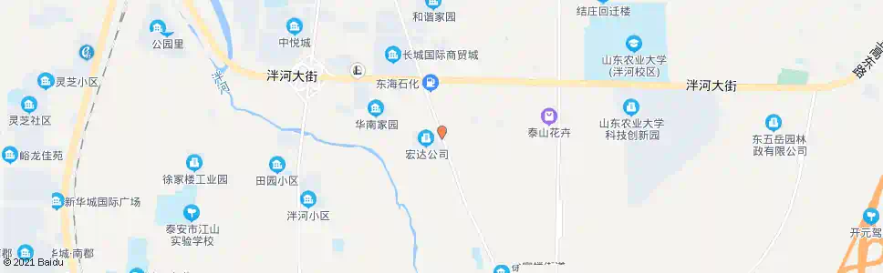 泰安宅子村北段_公交站地图_泰安公交_妙搜公交查询2025
