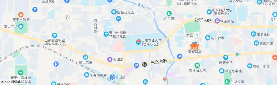 泰安泰安协和医院(农业大学)_公交站地图_泰安公交_妙搜公交查询2025