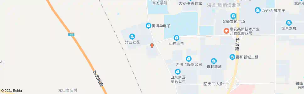 泰安加华制药_公交站地图_泰安公交_妙搜公交查询2025