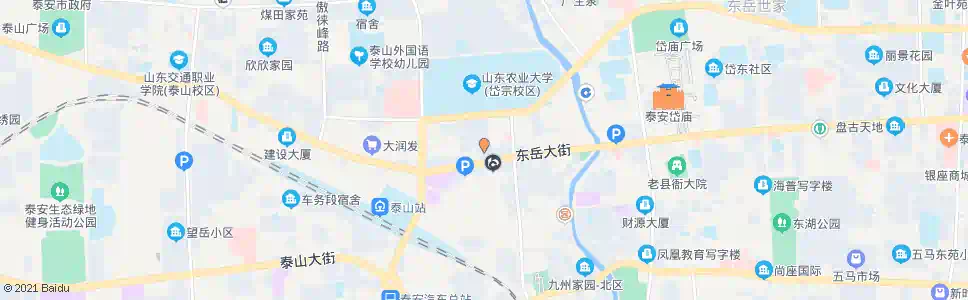 泰安青少年宫(点金教育)_公交站地图_泰安公交_妙搜公交查询2025