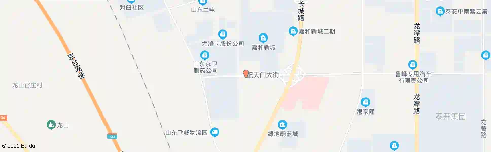 泰安山东煤机集团_公交站地图_泰安公交_妙搜公交查询2025