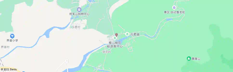 泰安桃花峪_公交站地图_泰安公交_妙搜公交查询2025