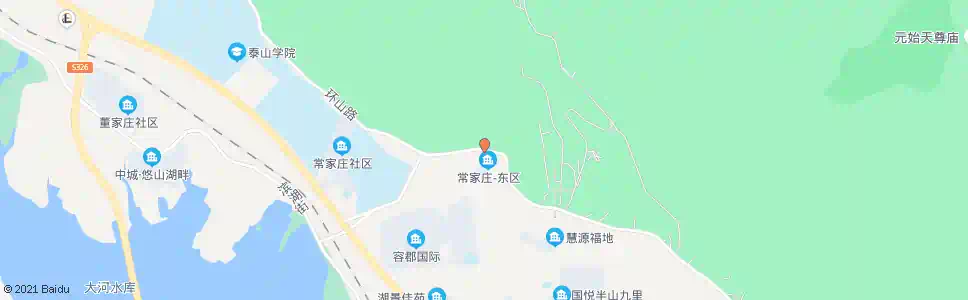 泰安小常家庄_公交站地图_泰安公交_妙搜公交查询2025