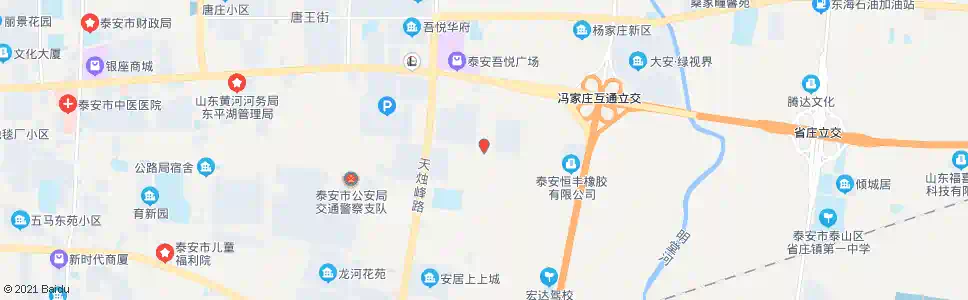 泰安小井村北_公交站地图_泰安公交_妙搜公交查询2025
