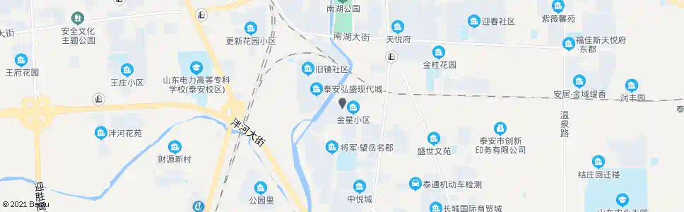 泰安金星社区_公交站地图_泰安公交_妙搜公交查询2025