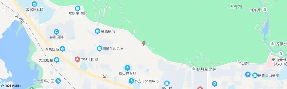 泰安王家庄_公交站地图_泰安公交_妙搜公交查询2025