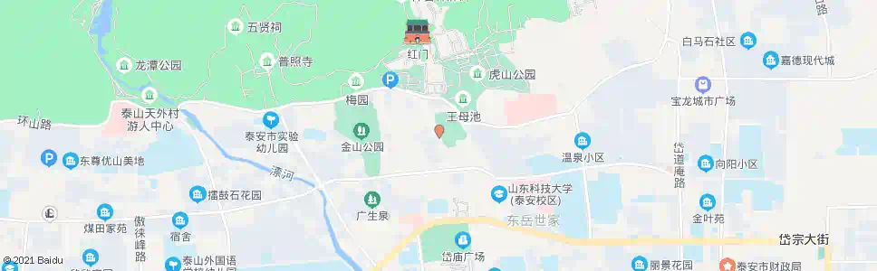 泰安白鹤泉_公交站地图_泰安公交_妙搜公交查询2025