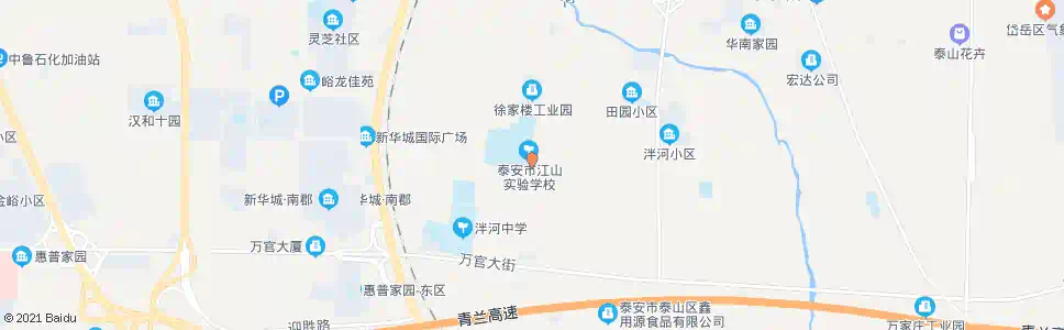 泰安栗家庄_公交站地图_泰安公交_妙搜公交查询2025