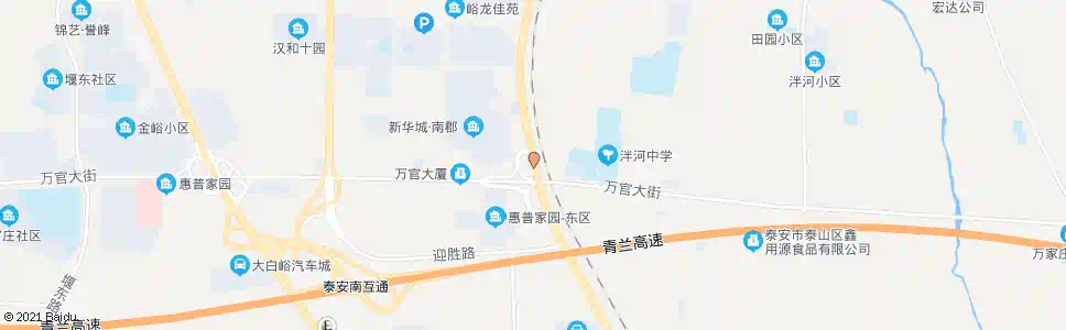 泰安惠普家园_公交站地图_泰安公交_妙搜公交查询2025
