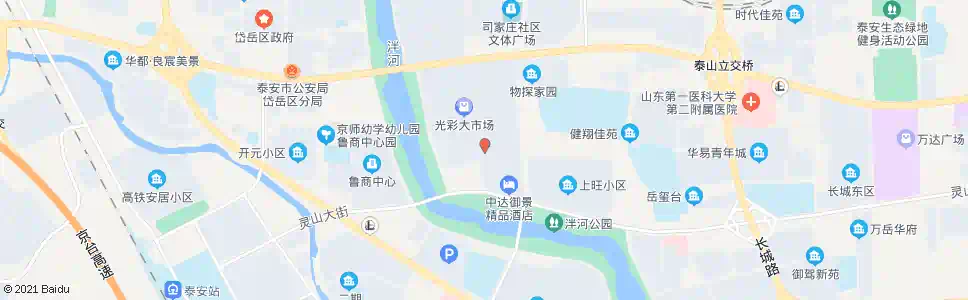 泰安光彩大市场_公交站地图_泰安公交_妙搜公交查询2025