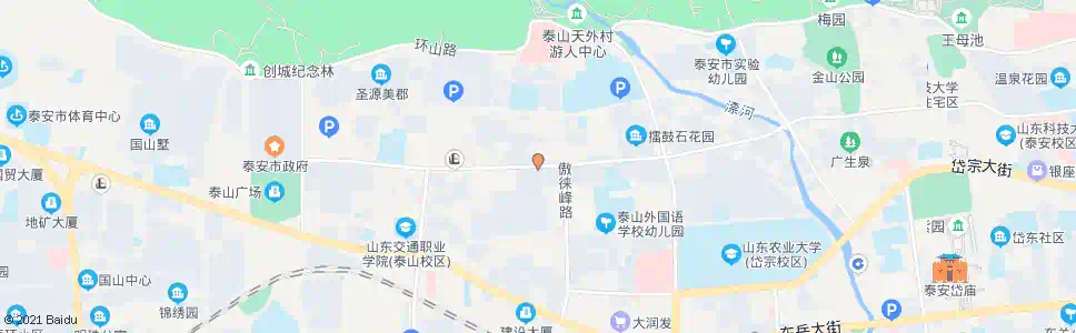 泰安阳光花园小区(路北)_公交站地图_泰安公交_妙搜公交查询2025