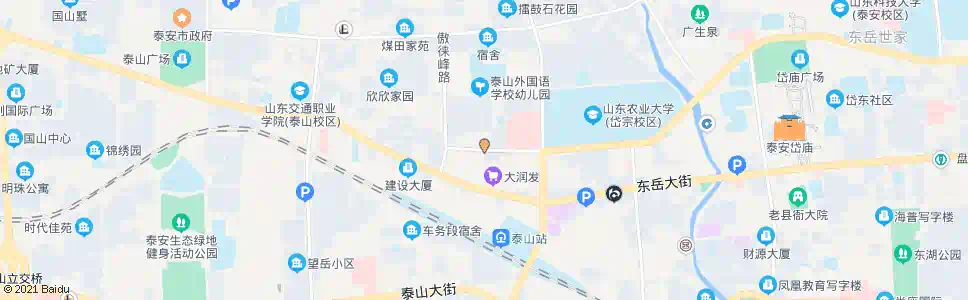 泰安康复路_公交站地图_泰安公交_妙搜公交查询2025