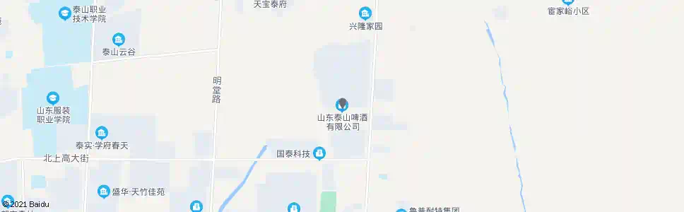 泰安泰山啤酒工业园_公交站地图_泰安公交_妙搜公交查询2025