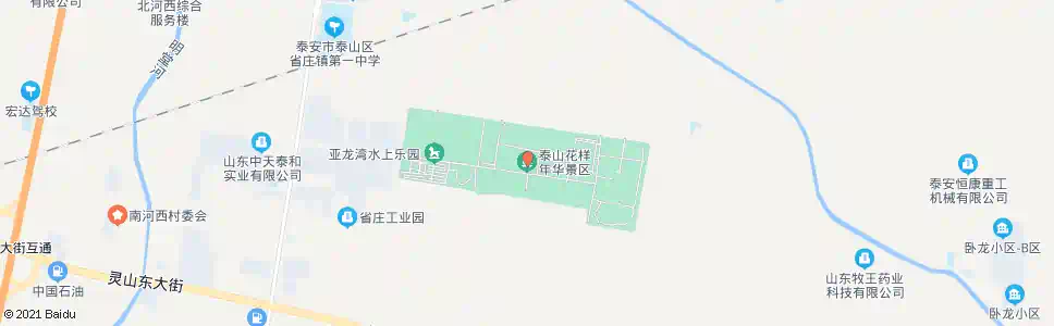 泰安花样年华景区_公交站地图_泰安公交_妙搜公交查询2025