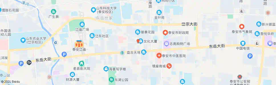 泰安东关_公交站地图_泰安公交_妙搜公交查询2025