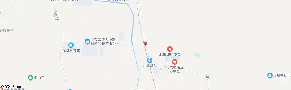 泰安北集坡火车站_公交站地图_泰安公交_妙搜公交查询2025