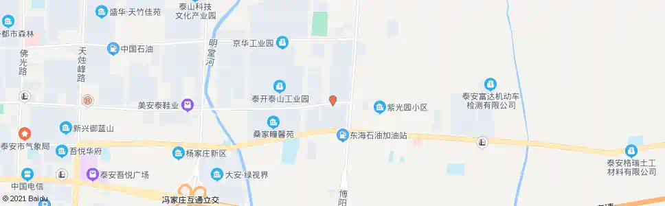 泰安泰开东区工业园_公交站地图_泰安公交_妙搜公交查询2025