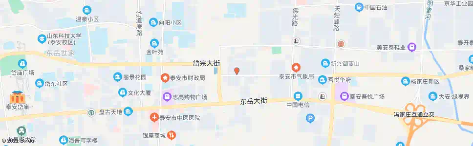 泰安上高工商所_公交站地图_泰安公交_妙搜公交查询2025
