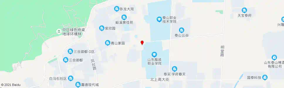 泰安水牛埠村_公交站地图_泰安公交_妙搜公交查询2025