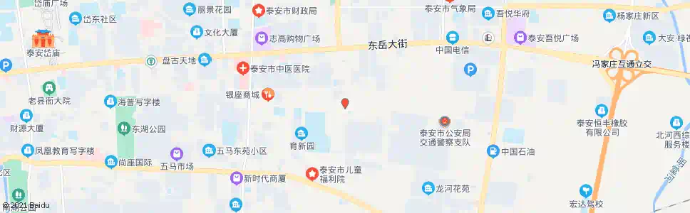泰安东湖路路口_公交站地图_泰安公交_妙搜公交查询2025