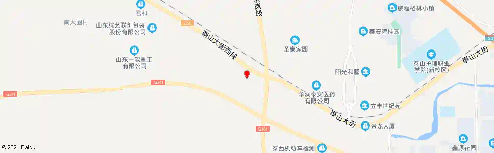 泰安希望路_公交站地图_泰安公交_妙搜公交查询2025