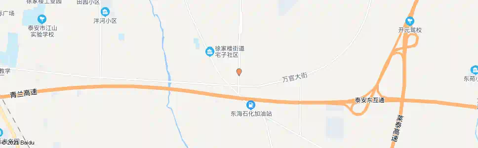泰安万家庄_公交站地图_泰安公交_妙搜公交查询2025