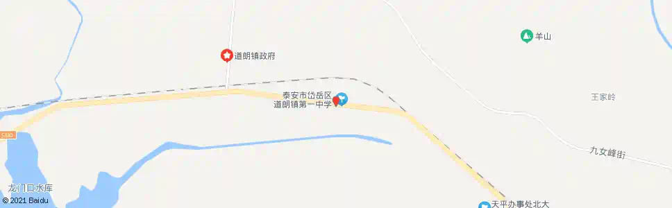 泰安道朗一中_公交站地图_泰安公交_妙搜公交查询2025