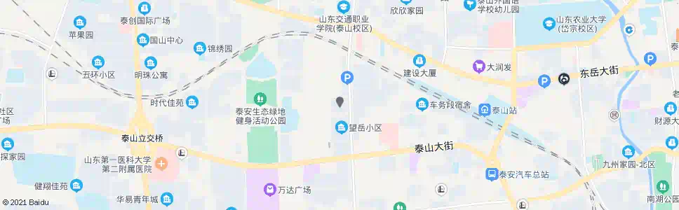 泰安泰山装饰材料精品城_公交站地图_泰安公交_妙搜公交查询2025