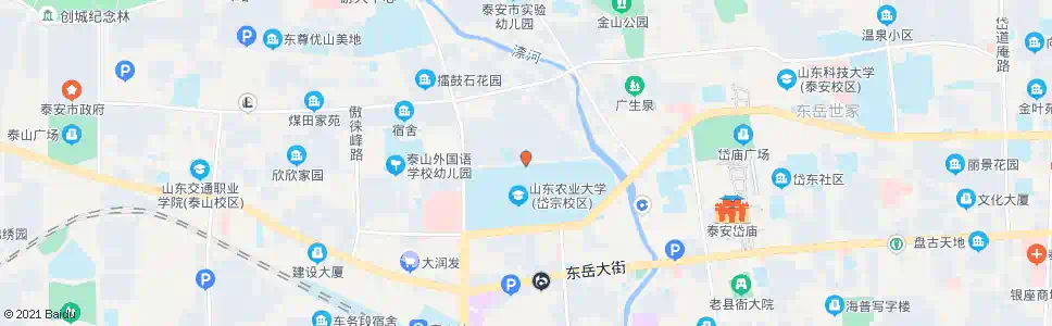 泰安农大后门_公交站地图_泰安公交_妙搜公交查询2025