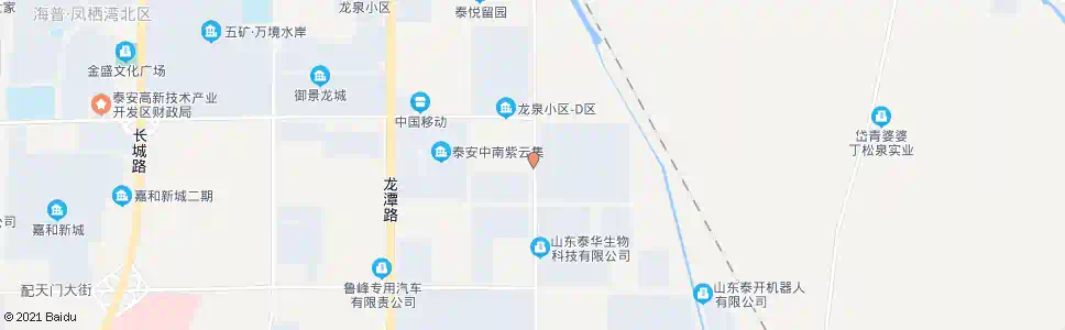 泰安龙腾路北段_公交站地图_泰安公交_妙搜公交查询2025