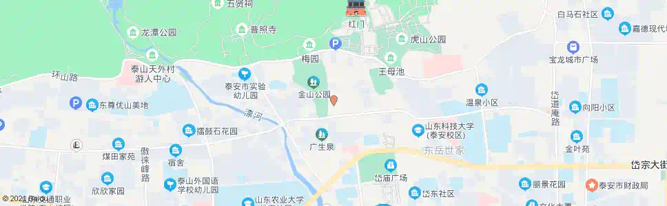 泰安泰安日报社_公交站地图_泰安公交_妙搜公交查询2025