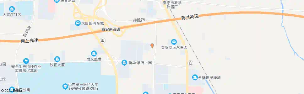 泰安泰山无线电厂_公交站地图_泰安公交_妙搜公交查询2025