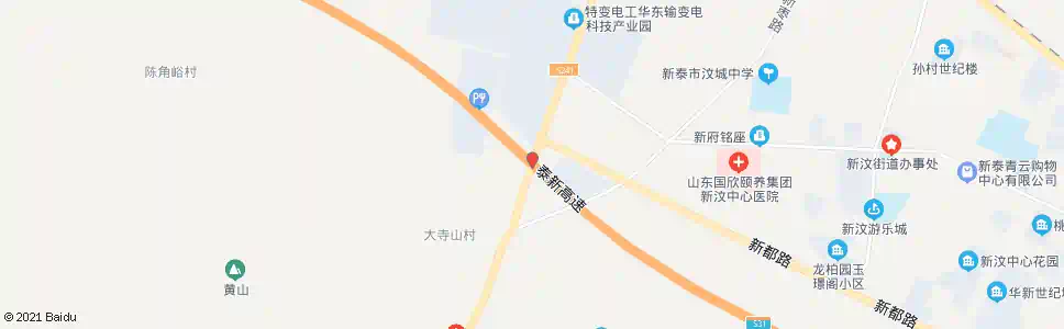 泰安泰良路口_公交站地图_泰安公交_妙搜公交查询2025