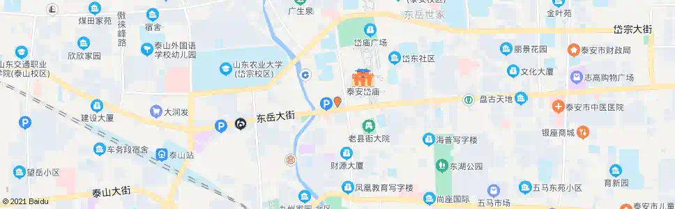 泰安公安局(岱庙)_公交站地图_泰安公交_妙搜公交查询2025