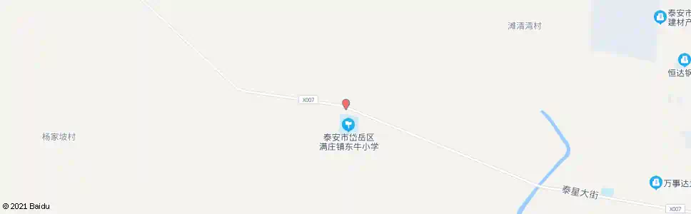泰安东牛村_公交站地图_泰安公交_妙搜公交查询2025