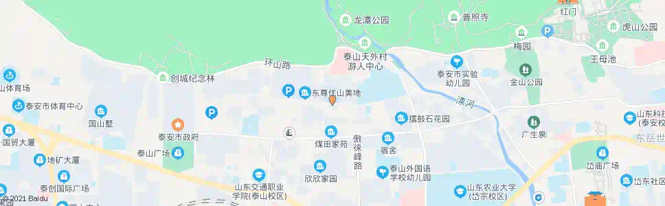 泰安卫校西门_公交站地图_泰安公交_妙搜公交查询2025