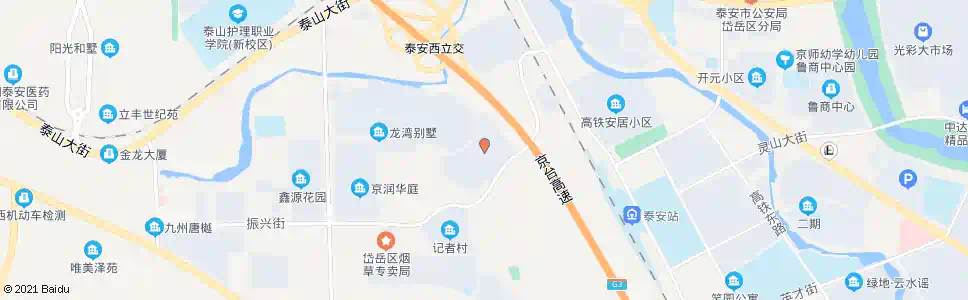 泰安天房美郡国际城_公交站地图_泰安公交_妙搜公交查询2025