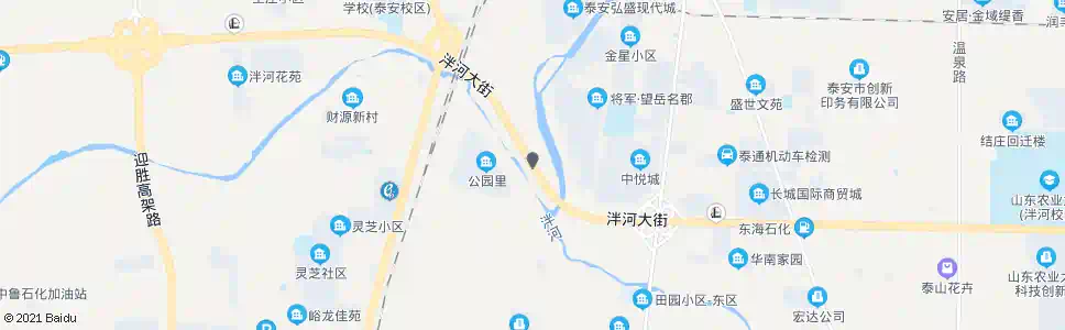 泰安徐家楼工业园_公交站地图_泰安公交_妙搜公交查询2025