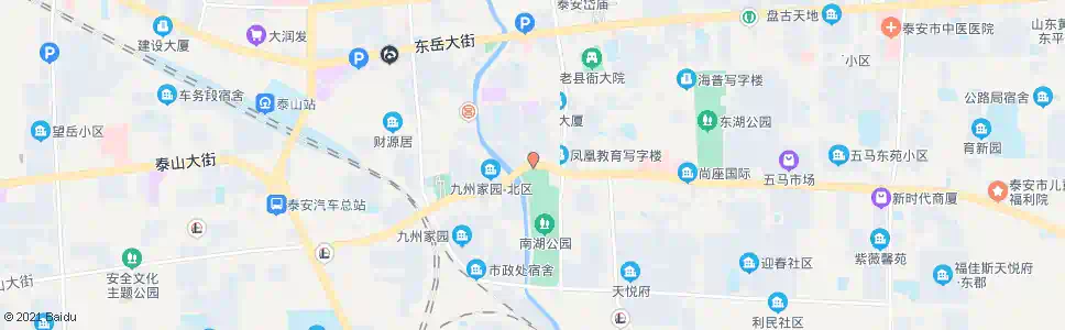 泰安南湖公园_公交站地图_泰安公交_妙搜公交查询2025