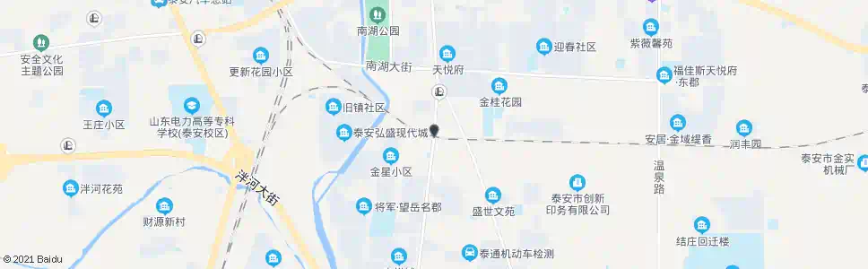 泰安南关南路_公交站地图_泰安公交_妙搜公交查询2025