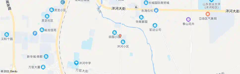 泰安泮河幼儿园_公交站地图_泰安公交_妙搜公交查询2025